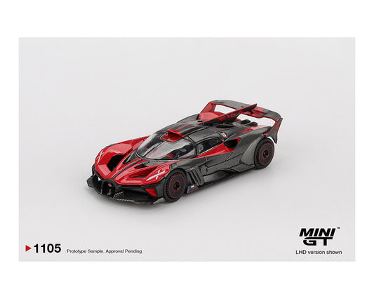 (Preorder) Mini GT 1:64 Bugatti Bolide – Red
