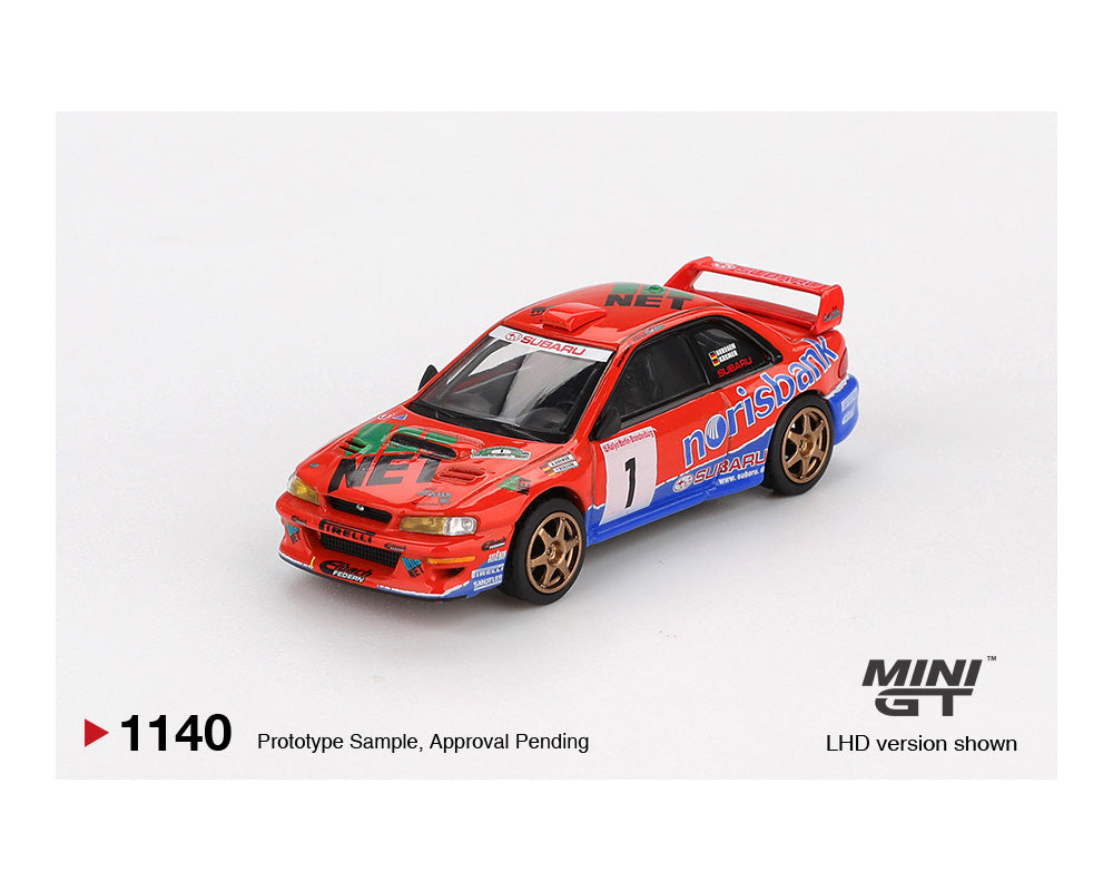 (Preorder) Mini GT 1:64 Subaru Impreza WRC97 #1 1999 DRM Champion
