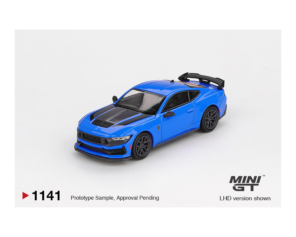 (Preorder) Mini GT 1:64 Ford Mustang Dark Horse 2024 – Grabber Blue