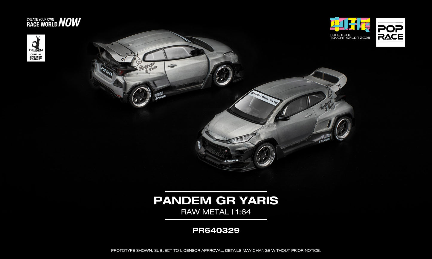 POPRACE 1:64 Pandem GR Yaris Raw Material