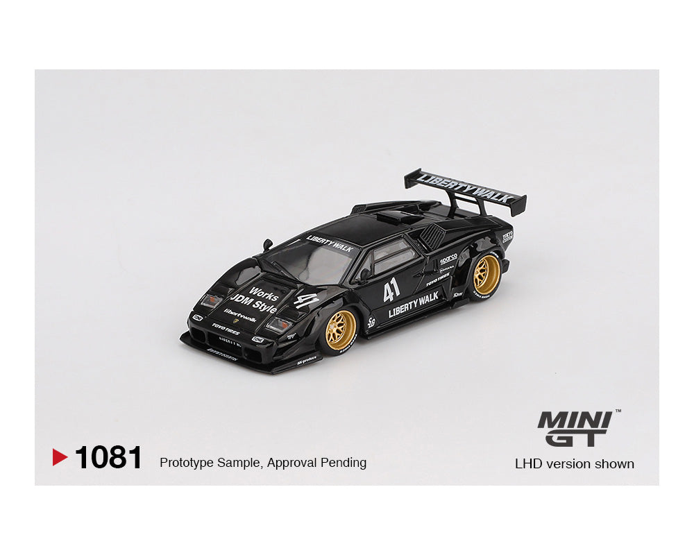 ミニカー MINI GT Lamborghini Countach LB-WORKS Mini GT 1:64 Lamborghini Countach LB-WORKS White 2024 Tokyo