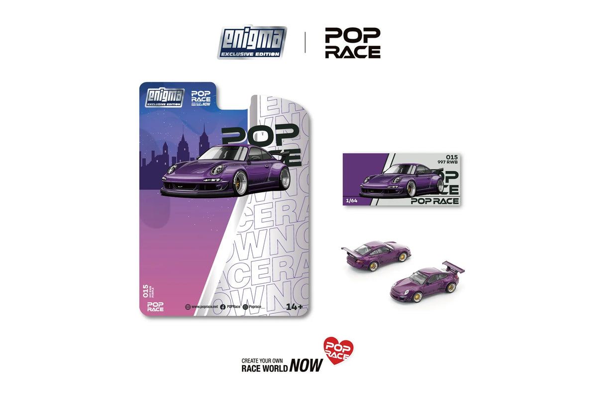 Poprace 1/64 scale RWB 997 in purple Enigma exclusive edition