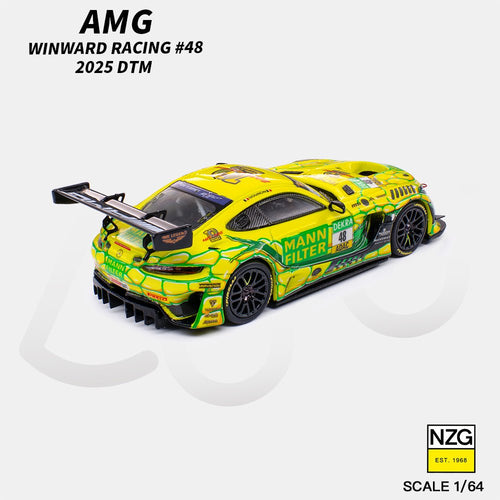 (PREORDER) KILO 1/64 AMG GT3 EVO 2025 DTM WINWARD RACING 48 114600010 1:64 diecast model