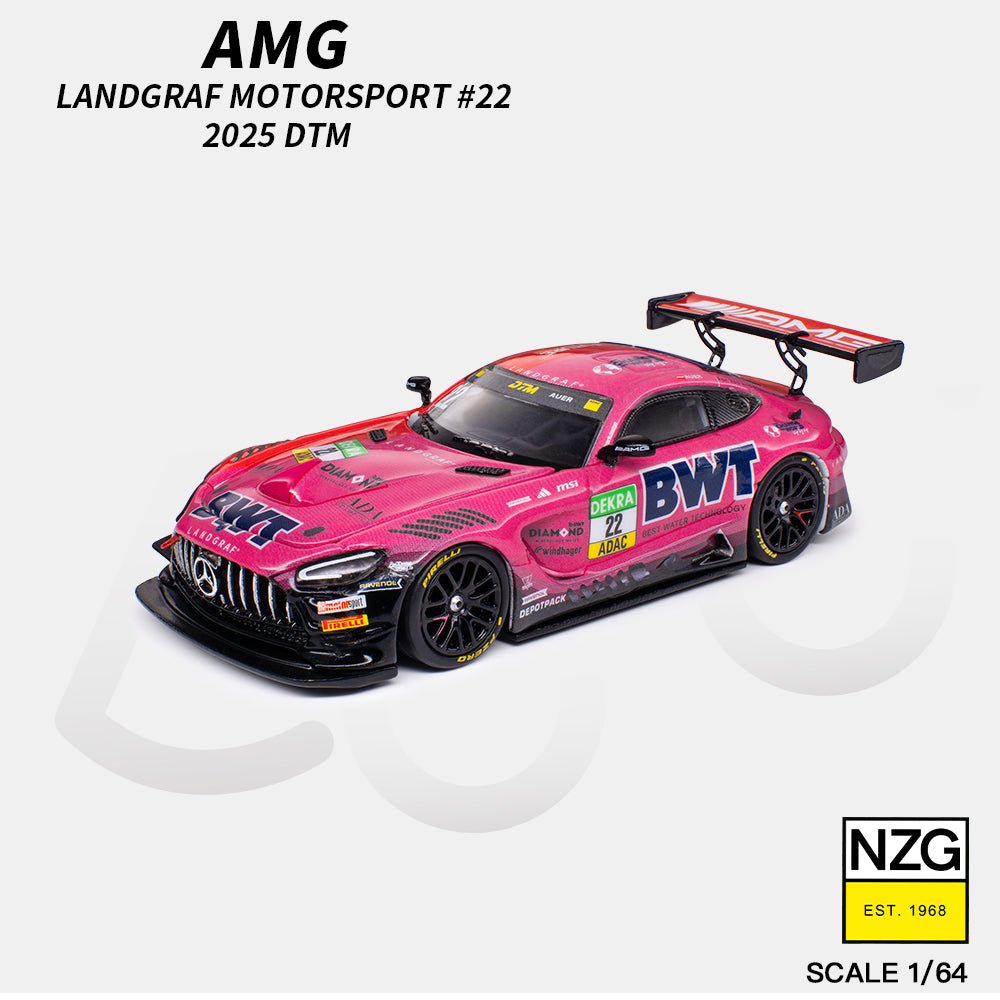 (PREORDER) KILO 1/64 AMG GT3 EVO 2025 DTM LANDGRAF MOTORSPORT 22 114600011 1:64 diecast model
