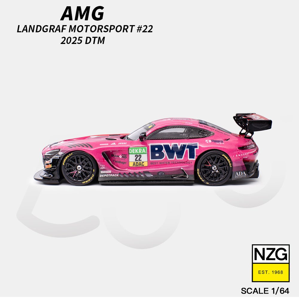 (PREORDER) KILO 1/64 AMG GT3 EVO 2025 DTM LANDGRAF MOTORSPORT 22 114600011 1:64 diecast model