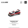 Poprace Pandem EG6 diecast model in white and red livery, 1/64 scale