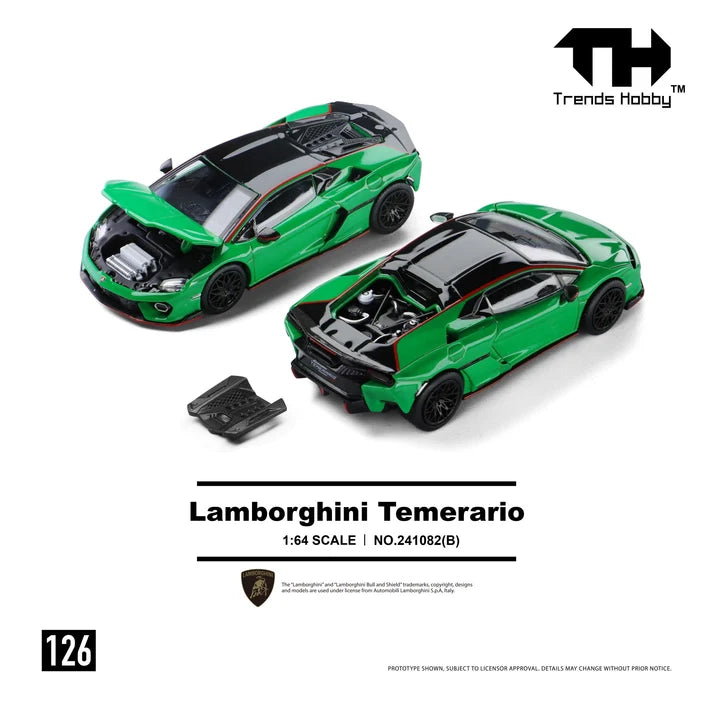 Trends Hobby 1/64 scale Lamborghini Temerario diecast model car 241082(B)