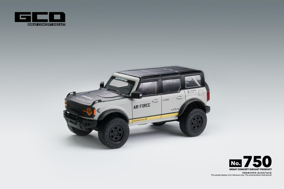 GCD 1/64 Bronco DarwinPRO in Air Force Grey, LHD angle