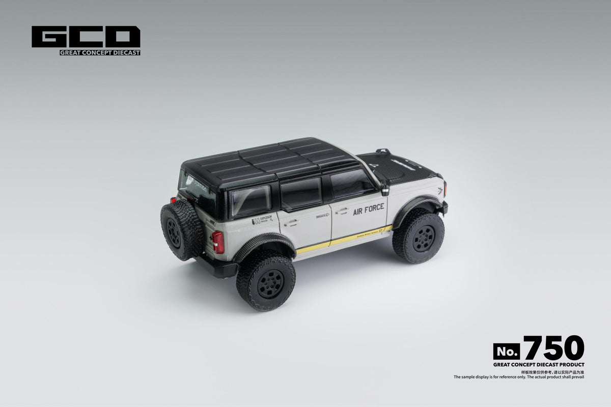 GCD KS-022-750 Bronco DarwinPRO Air Force Grey with acrylic case packaging