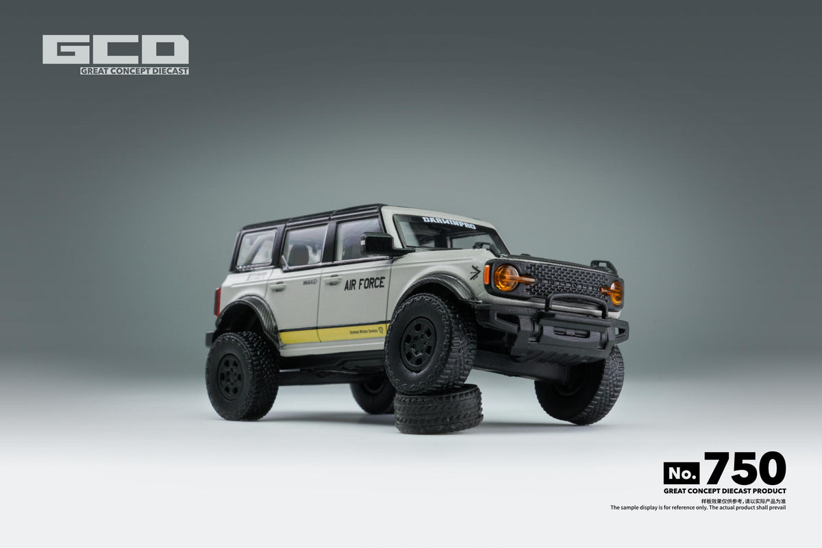 GCD Bronco DarwinPRO Air Force Grey LHD, front three-quarter view