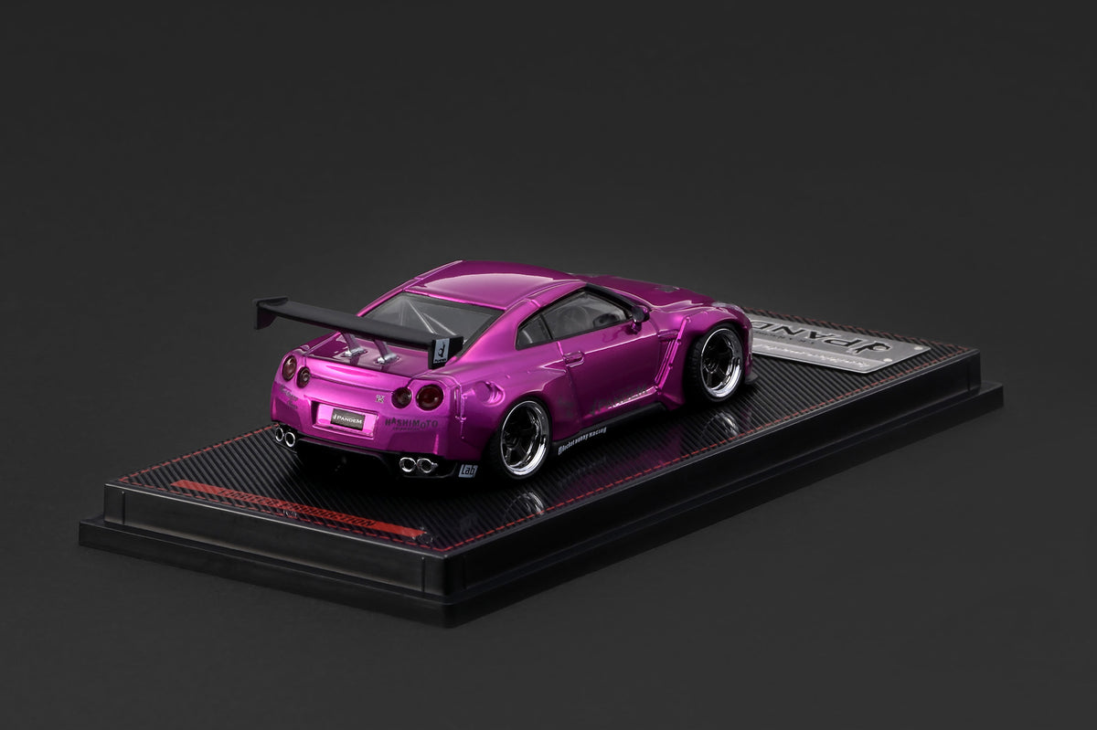 Ignition Model IG4278 R35 GT-R Pink Metallic in acrylic display case