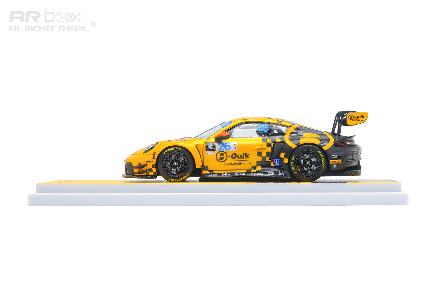 (PREORDER) Almost Real 1/64 Porsche 911 GT3 R 2025 Thailand Super Series B-Quik Absolute Racing #26 640005001