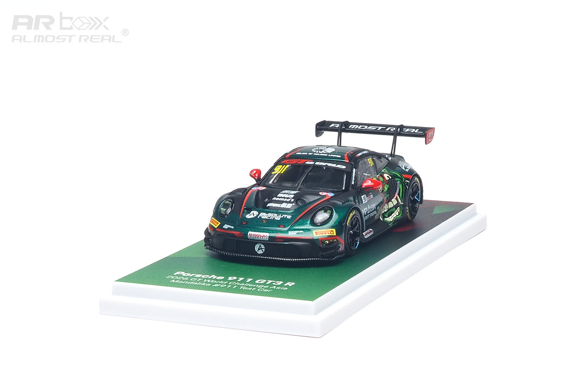 Almost Real diecast Porsche 911 GT3 R with Mandalika race markings