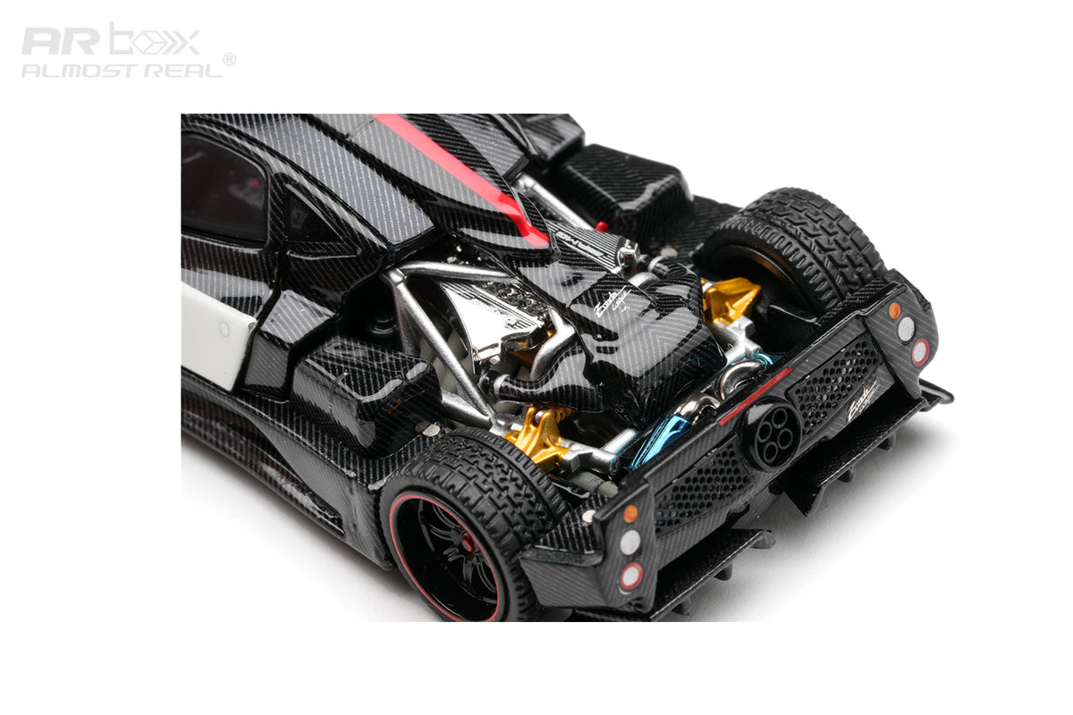Pagani Zonda Cinque 650601001 acrylic display box packaging rear angle