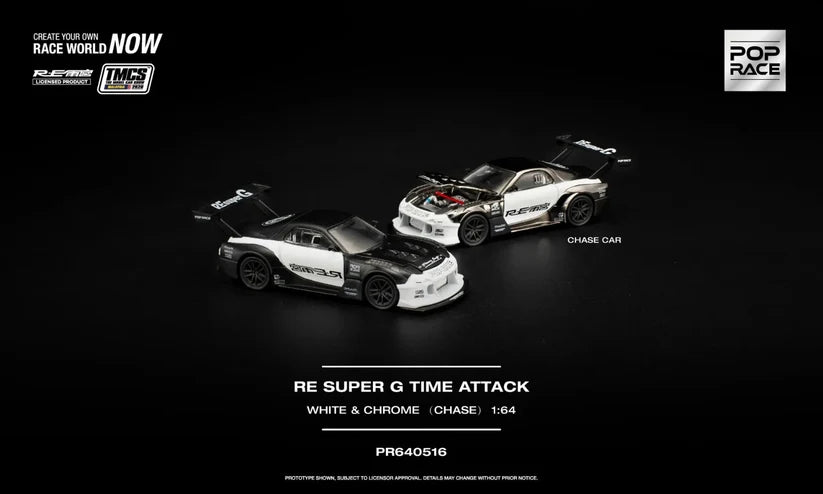 Pop Race 1/64 RE Super G Time Attack TMCS 2026 Special Edition model car