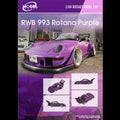 Modelmodel64 1/64 RWB Porsche 993 930 in Rotana Purple