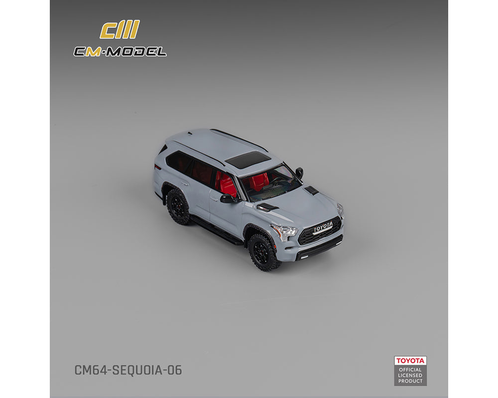 (Preorder) CM Model 1:64 Toyota Sequoia 2024 – Cement Grey – Limited Edition