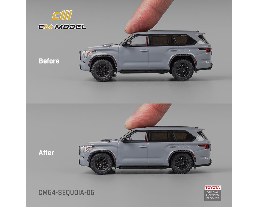 (Preorder) CM Model 1:64 Toyota Sequoia 2024 – Cement Grey – Limited Edition