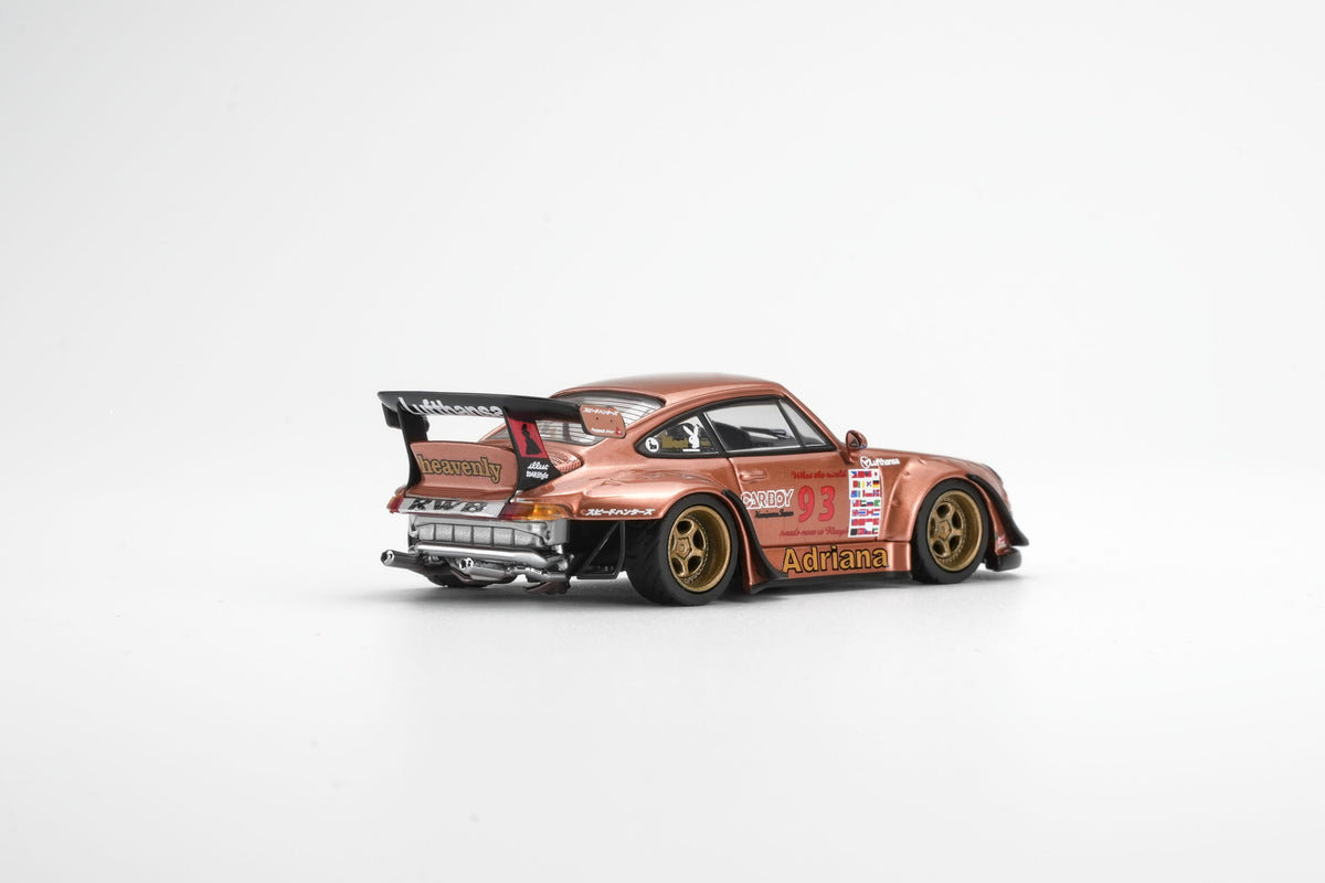 RWB-bodied Porsche 993 Adriana by Motorhelix at 1/64 scale