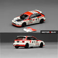 Motorhelix 1/64 Honda Civic Type R (EK9) Idemitsu Motion Red M65040 diecast model