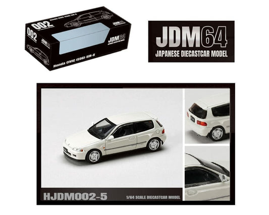 Hobby Japan 1:64 Honda CIVIC (EG6) SIR-II – Frost White – JDM64