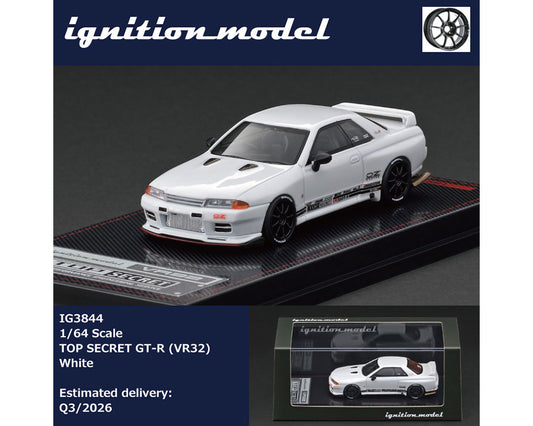 (Preorder) Ignition Model 1:64 TOP SECRET OZ Racing Nismo Nissan Skyline GT-R (VR32) – White