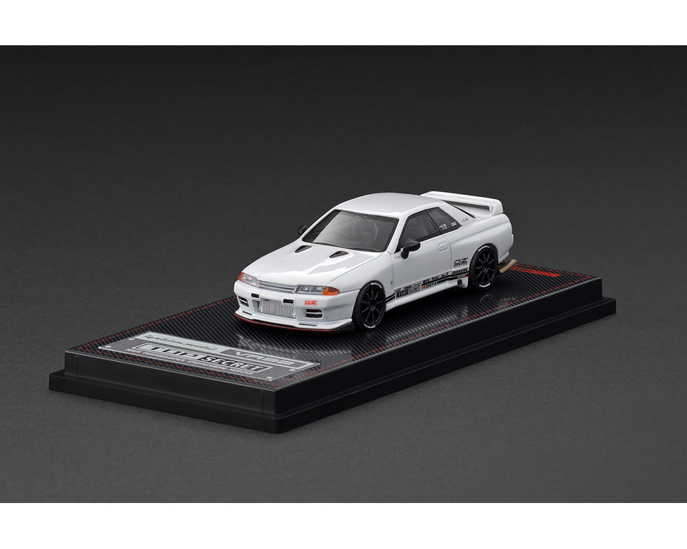 (Preorder) Ignition Model 1:64 TOP SECRET OZ Racing Nismo Nissan Skyline GT-R (VR32) – White
