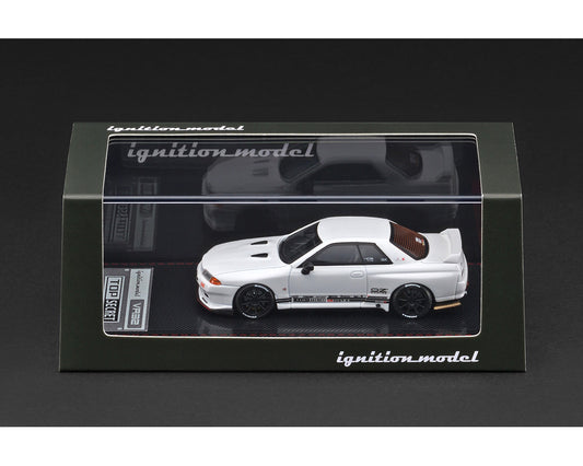 (Preorder) Ignition Model 1:64 TOP SECRET OZ Racing Nismo Nissan Skyline GT-R (VR32) – White