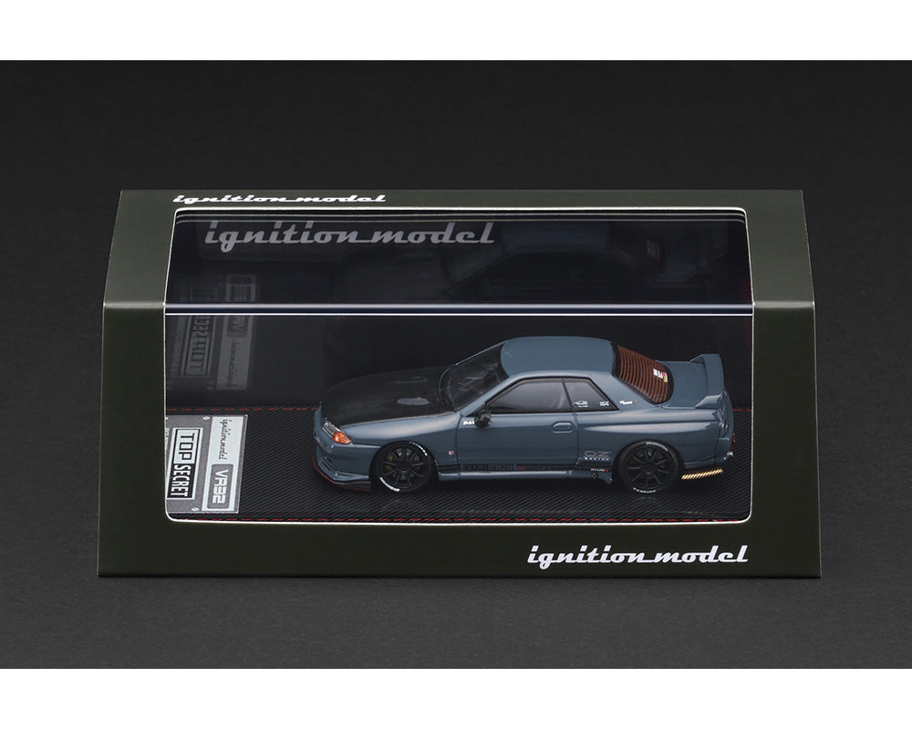 (Preorder) Ignition Model 1:64 TOP SECRET OZ Racing Nismo Nissan Skyline GT-R (VR32) – Gray