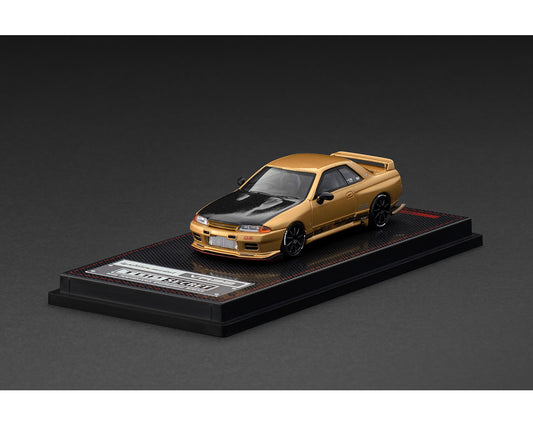 (Preorder) Ignition Model 1:64 TOP SECRET OZ Racing Nismo Nissan Skyline GT-R (VR32) – Gold