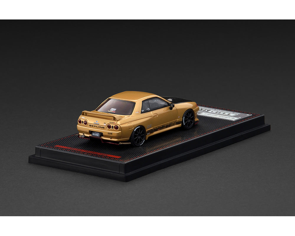 (Preorder) Ignition Model 1:64 TOP SECRET OZ Racing Nismo Nissan Skyline GT-R (VR32) – Gold