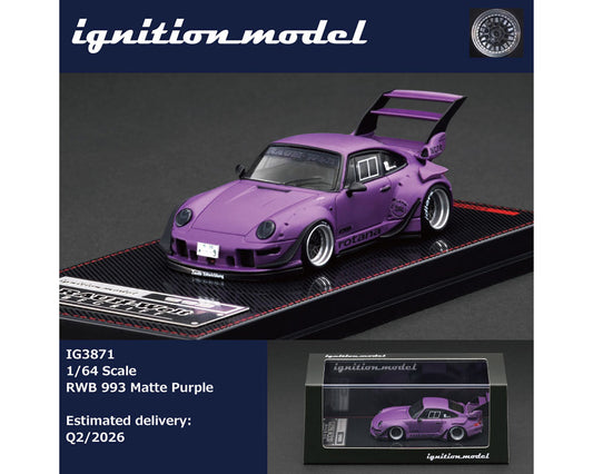 (Preorder) Ignition Model 1:64 Rauh-Welt Begriff RWB 993 – Matte Purple