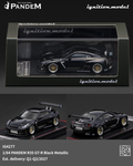 Ignition Model Pandem R35 GT-R in Black Metallic, 1/64 scale