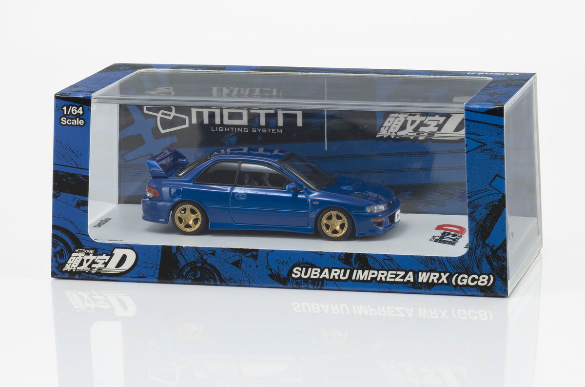 Kyosho 1/64 scale Subaru Impreza WRX STI Initial D with LED lighting