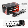 GCD 1/64 scale Mercedes-Benz Actros 2 LHD in white ADVAN livery