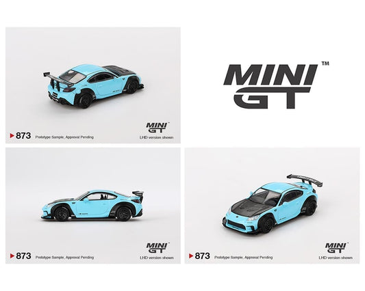 Mini GT 1:64 Toyota GR86 LB-Nation – Baby Blue