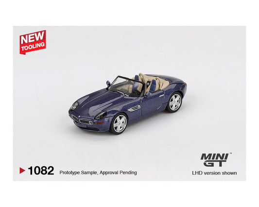 (Preorder) Mini GT 1:64 BMW Z8 Alpina – Alpine Blue – Mijo Exclusives
