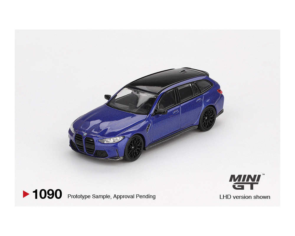 (Preorder) Mini GT 1:64 BMW M3 Competition Touring – Portimao Blue Metallic