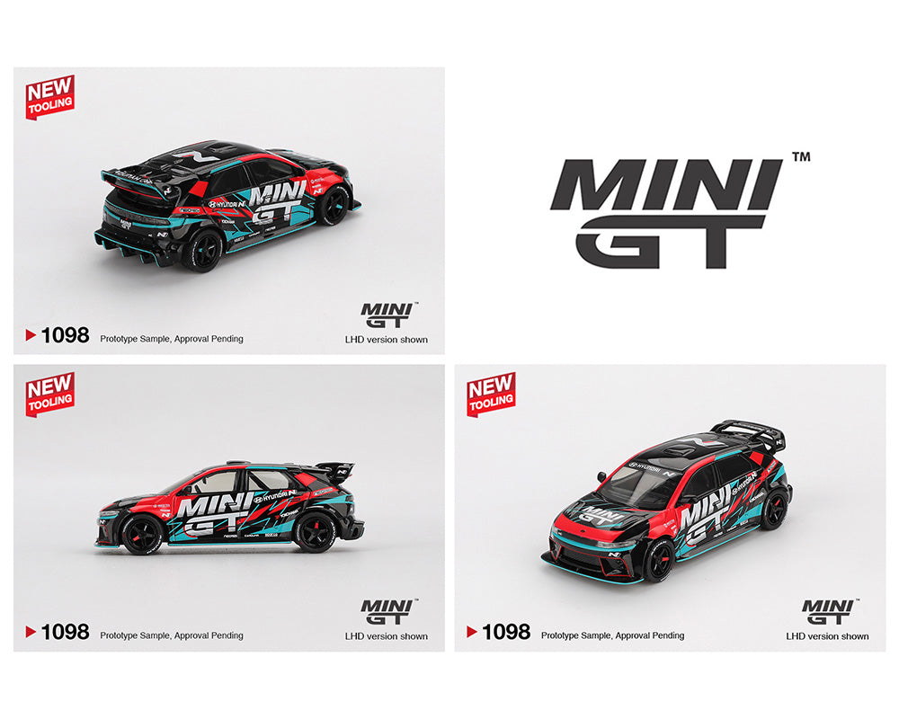 (Preorder) Mini GT 1:64 Hyundai Ioniq 5N MINI GT RS-01T 2025 Tokyo Auto Salon- Black