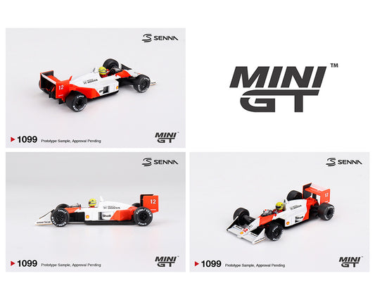 (Preorder) Mini GT 1:64 McLaren MP4/4 #12 Ayrton Senna 1988 Japanese Grand Prix Winner- Limited Edition