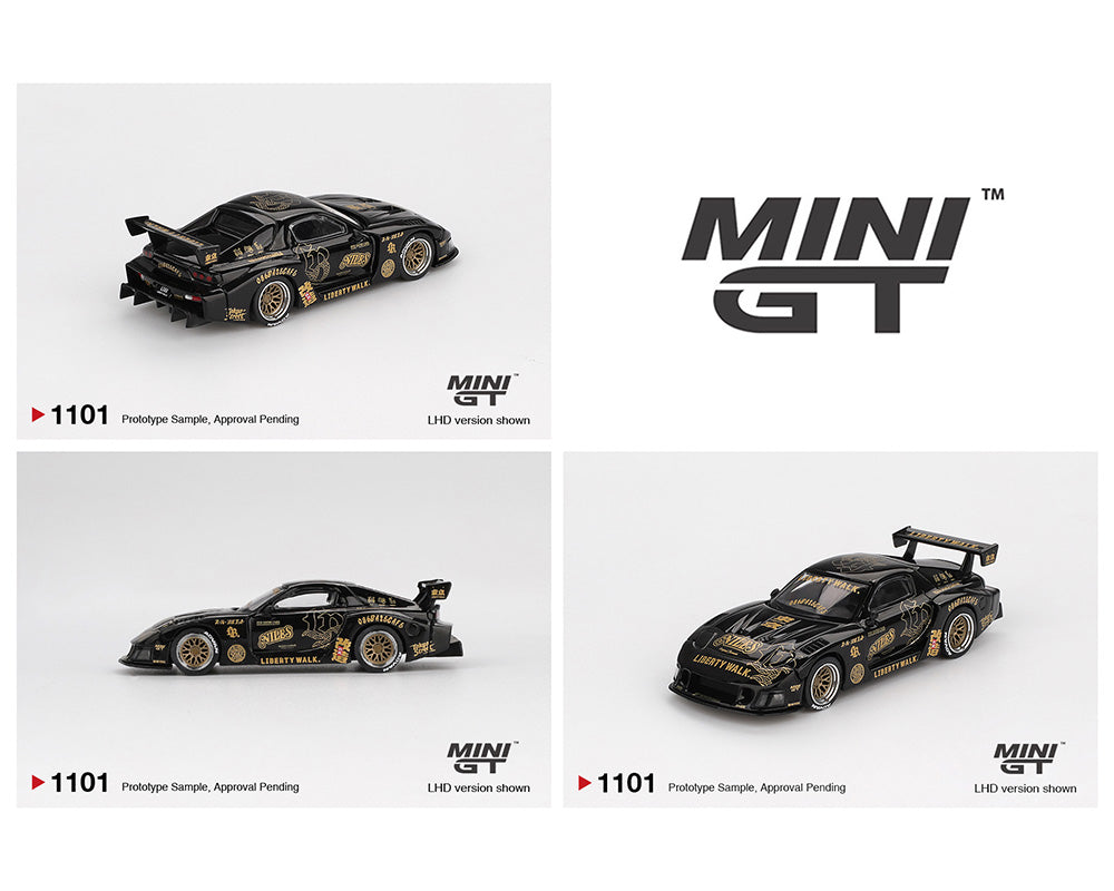 (Preorder) Mini GT 1:64 MAZDA RX-7 LB-Super Silhouette FD-NILES – Black