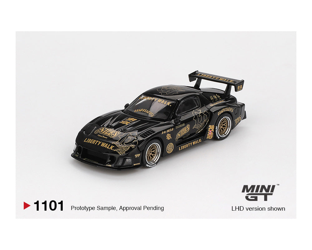 (Preorder) Mini GT 1:64 MAZDA RX-7 LB-Super Silhouette FD-NILES – Black