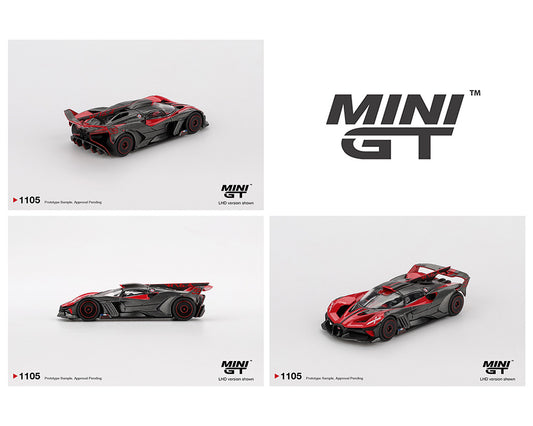 (Preorder) Mini GT 1:64 Bugatti Bolide – Red