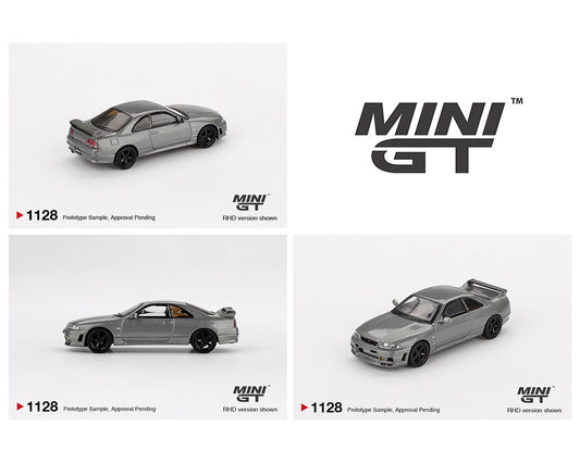 (Preorder) Mini GT 1:64 NISSAN Skyline GT-R Dark Metal Gray (NISMO BCNR33 CRS Version) – Limited Edition