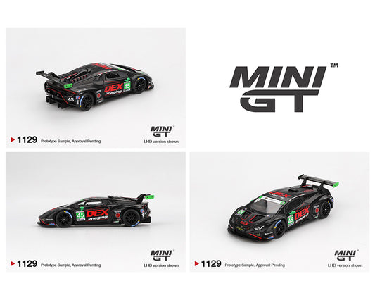 (Preorder) Mini GT 1:64 Lamborghini Huracán GT3 EVO2 #45 No.45 DEX Imaging 2024 IMSA Daytona 24 Hrs