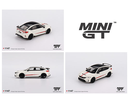 (Preorder) Mini GT 1:64 Honda Civic Type-R Ultimate Edition – White