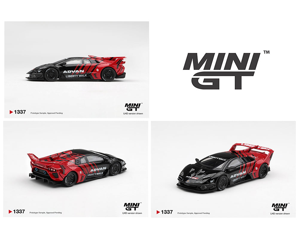 (Preorder) Mini GT 1:64 Lamborghini LB-Silhouette WORKS MURCIELAGO GT Evo Advan – Limited Edition MGT01337-BL