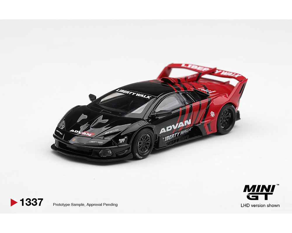 (Preorder) Mini GT 1:64 Lamborghini LB-Silhouette WORKS MURCIELAGO GT Evo Advan – Limited Edition MGT01337-BL