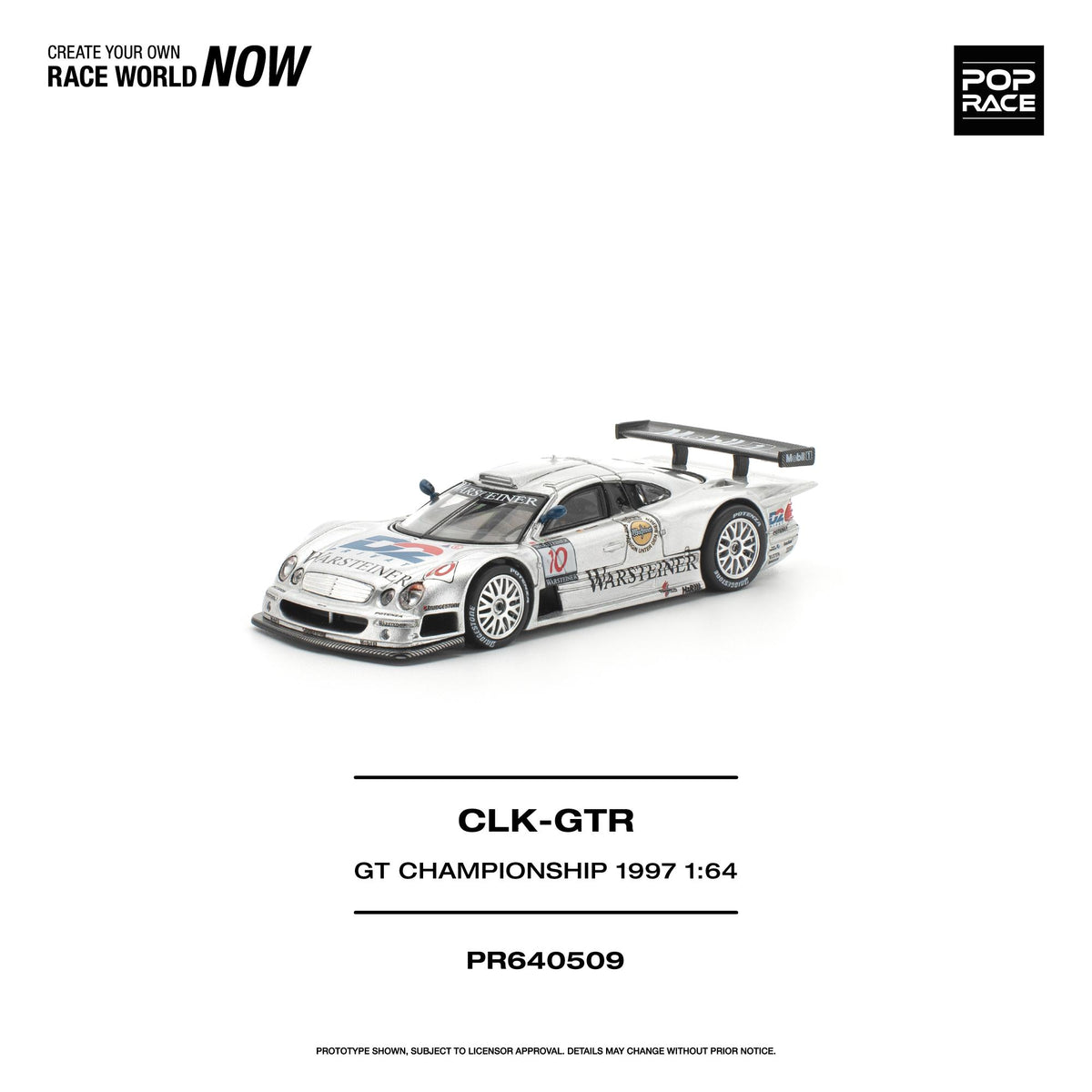 1/64 scale Poprace AMG CLK GTR FIA GT Championship version