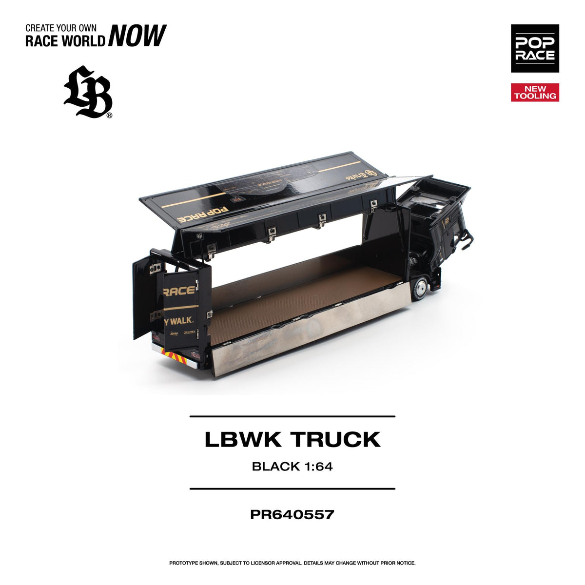 Poprace LB WK Truck preorder model top-down perspective